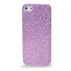 Coque iPhone 5 5S SE Paillettes - Violet