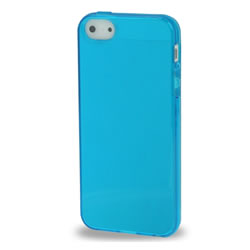 Coque iPhone 5 5S SE Fluide - Bleu