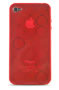 Coque iPhone Bulles - Rouge