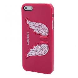Coque iPhone 5 5S SE Wings - Rose