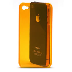 Coque iPhone 4 Cristal - Orange