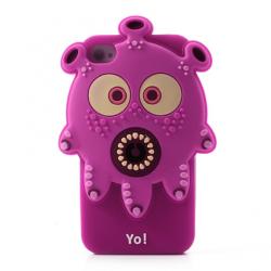 Coque iPhone 4 4S Monster Yo - Rose
