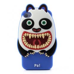 Coque iPhone 4 4S Monster Pa - Bleu