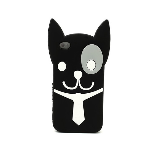 Coque iPhone 4 4S Dog - Noir