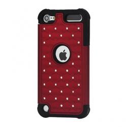 Coque iPod Touch 5 Glamour Rouge
