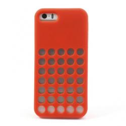 Coque iPhone 5 5S SE Circles - Rouge