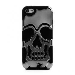 Coque iPhone 5C Dark Skull - Noir