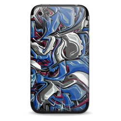 Sticker iPhone - Craotek - Bleu