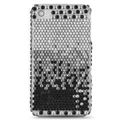 Coque iPhone Strass Dégradé - Argent