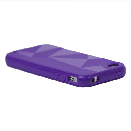 Coque iPhone 3D - Violet - photo 3