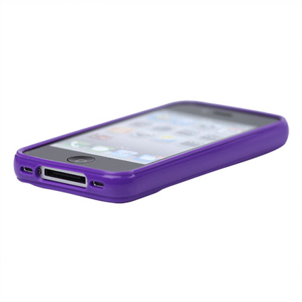Coque iPhone 3D - Violet - photo 4
