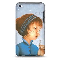 Coque bords compris Cécile Charton - Envol - Bleu