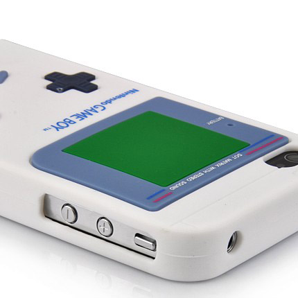 Coque iPhone Game Boy 3D + film - Blanc - photo 5