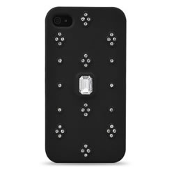 Coque iPhone Diams - Noir