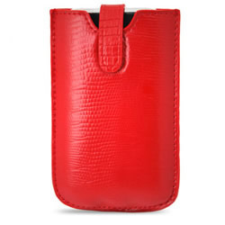 Pochette iPhone Croco - Rouge