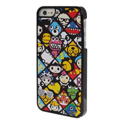 Coque iPhone 5 5S SE Cartoon - Noir