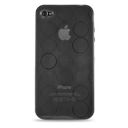 Coque iPhone 4 Bulles - Noir