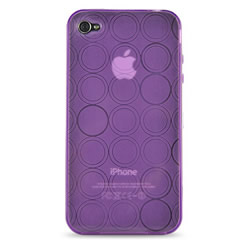 Coque iPhone Bulles - Violet