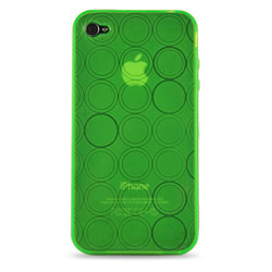 Coque iPhone 4 Bulles - Vert