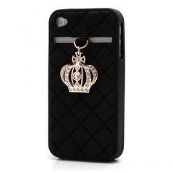 Coque iPhone 4/4S Queen - Noir