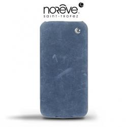 Etui iPhone 5/5S Norêve Cuir nubuck jean vintage - Bleu