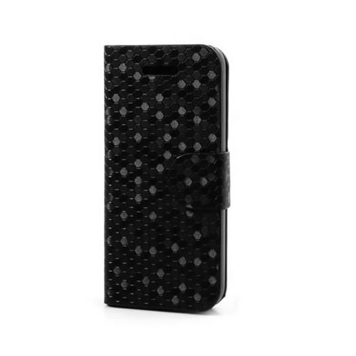 Etui iPhone 5C Hexagone • Noir