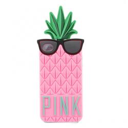 Coque iPhone 4/4S Pineapple - Rose