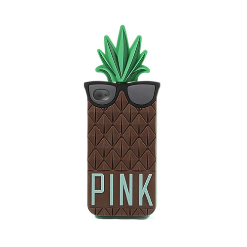 Coque iPhone 4 4S Pineapple - Marron