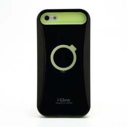 Coque iPhone 5 5S SE iGlow - Noir