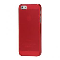 Coque iPhone 5 5S SE Frosted - Rouge