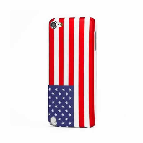 Coque iPod Touch 5 USA - Rouge
