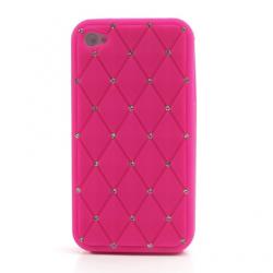 Coque iPhone 4/4S Chic - Rose