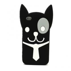 Coque iPhone 4/4S Dog - Noir