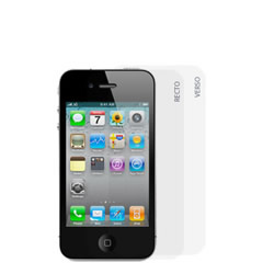 Films protection iPhone 4 4S Recto Verso Cristal Transparent