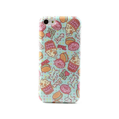 Coque iPhone 5C Pastel Treats - Turquoise