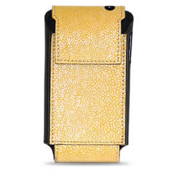 Etui iPhone 3GS Cuir Epice Jaune