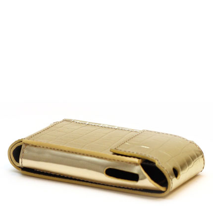 Etui iPhone 3GS Cuir Astronaute - Or - photo 3