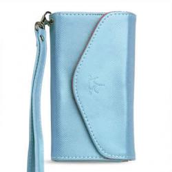 Pochette Portefeuille iPhone - Bleu