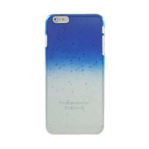 Coque iPhone 6 6S gouttelettes eau - Bleu