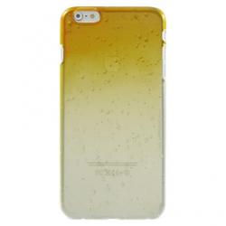 Coque iPhone 6 6S gouttelettes eau - Jaune