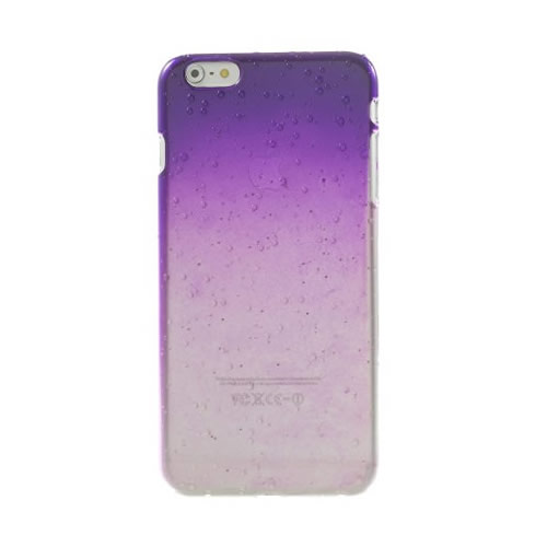 Coque iPhone 6 6S gouttelettes eau - Violet