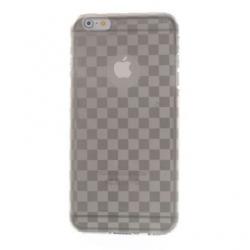 Coque iPhone 6 Plus Damier - Gris