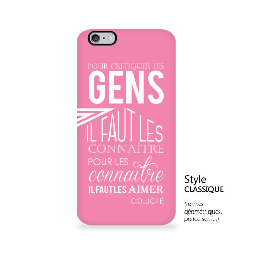 coque iphone 6 citation