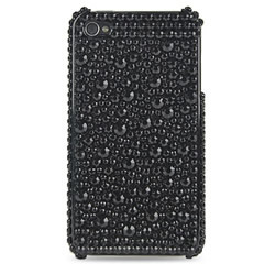 Coque iPhone Strass - Noir