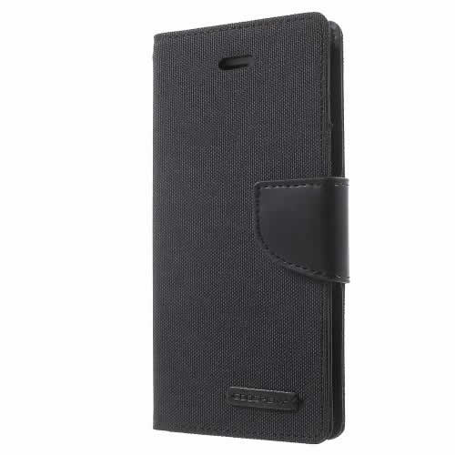 Etui iPhone 7 / 8 tissu mercury Noir