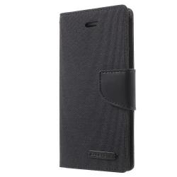 Etui iPhone 7 / 8 tissu mercury - Noir