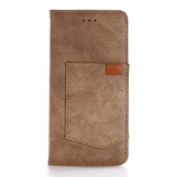 Etui iPhone 7/8 Plus daim - Marron