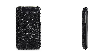 iPhone Coque Strass (noir)