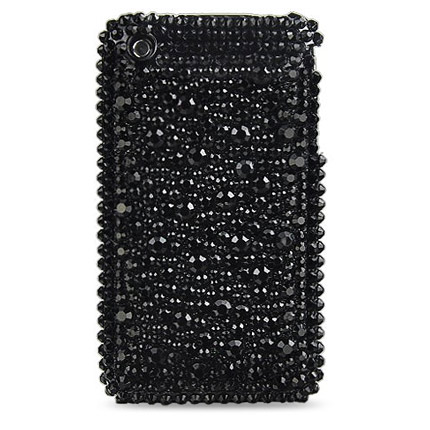 iPhone Coque Strass (noir)