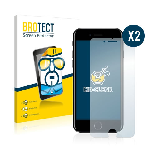 Film protection iPhone 5 5S SEs HD Clear x 2 - Transparent